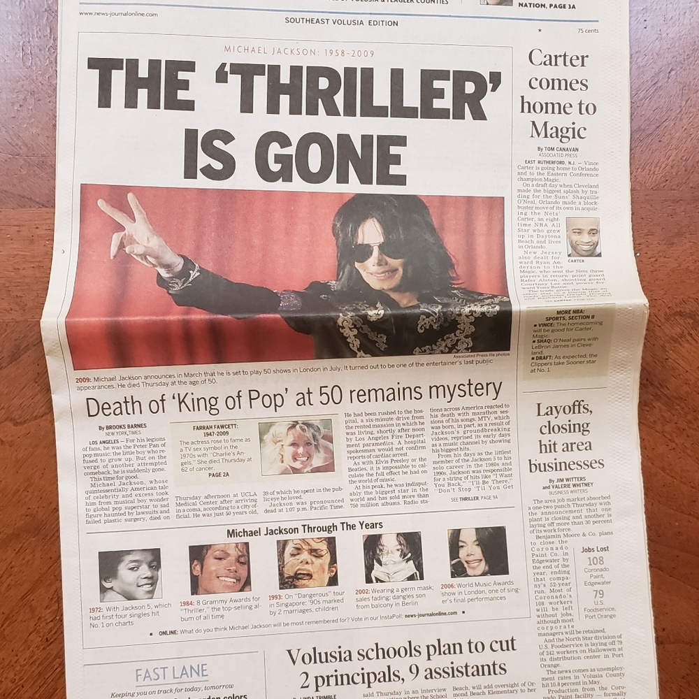 1984 Michael Jackson Musician Magazine & Newspaper - Picture 10 of 10